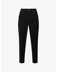 Gucci - Horsebit-Chain Slim-Leg Cotton Denim Jeans - Lyst