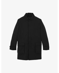 Reiss - Player Hybrid Removable Funnel-Neck Woven Overcoat - Lyst