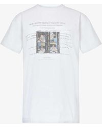 Bella Freud - Lady Behave Graphic-print Cotton-jersey T-shirt - Lyst