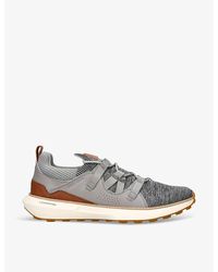 Cole Haan - Grandprø Stitchlite Ii Panelled Woven Mid-top Trainers - Lyst