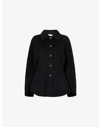 RÓHE Frames - Sculptural Wool-Blend Jacket - Lyst
