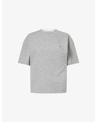 The Couture Club - Double Long-Sleeve Cotton-Jersey T-Shirt - Lyst