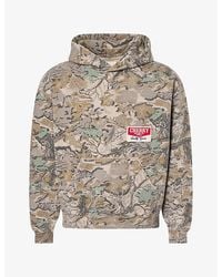 CHERRY LA - Camo-Print Relaxed-Fit Cotton Hoody - Lyst