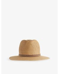 Melissa Odabash - Kate Woven Fedora Hat - Lyst