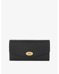 Mulberry - Darley Small Grained-Leather Wallet - Lyst