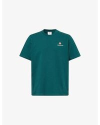 CASABLANCA - Classic Small Logo Cotton T-Shirt - Lyst