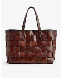 Dragon Diffusion - Japan Woven-leather Top-handle Tote Bag - Lyst