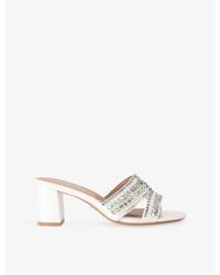 Carvela Kurt Geiger - Pageant Faux-Leather Heeled Mules - Lyst