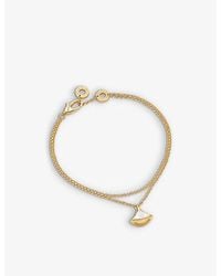 BVLGARI - Divas' Dream 18ct Yellow-gold And Mother-of-pearl Bracelet - Lyst