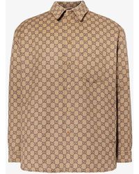 Gucci - Monogram-pattern Patch-pocket Wool Jacket - Lyst