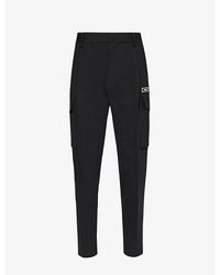 DSquared² - Logo-patch Stretch-wool Trousers - Lyst