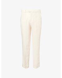Percival - Tailored Linen Trousers - Lyst