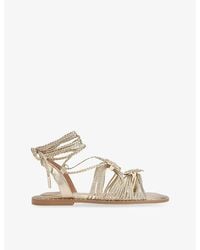 Carvela Kurt Geiger - Marina Faux-Leather Sandals - Lyst