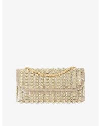 Dune - Elabourate Crystal-Embellished Clutch Bag - Lyst