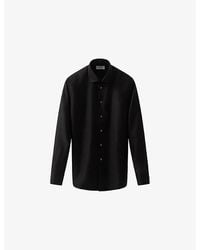 Eton - Cutaway-Collar Single-Cuff Slim-Fit Cotton-Twill Shirt - Lyst