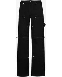 Givenchy - Carpenter Zip-off Relaxed-fit Jeans - Lyst