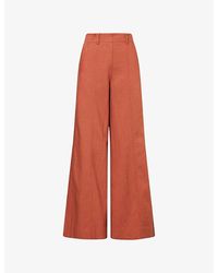 ME+EM - Super Wide-Leg High-Rise Woven Trousers - Lyst