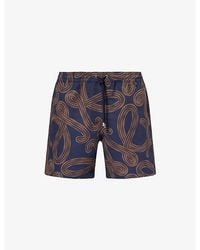 Loewe - X Paula's Ibiza Anagram-Print Swim Shorts - Lyst