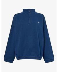 Sisters & Seekers - Carolyn Quarter-Zip Cotton-Blend Jumper - Lyst