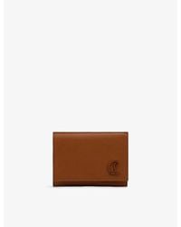 Christian Louboutin - Mooncrest Compact Grained Leather Wallet - Lyst