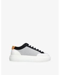 Cleens - Luxor Leather And Mesh Trainers - Lyst