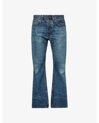 Nudie Jeans - Flared-Leg Glenn Denim Jeans - Lyst