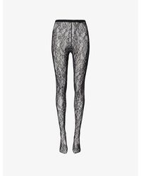 Wardrobe NYC - High-rise Floral-lace Tight - Lyst