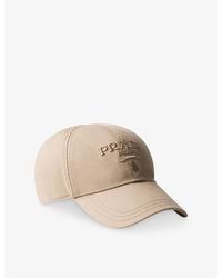 Prada - Drill Logo-Embroidered Cotton-Canvas Baseball Cap Xxl - Lyst
