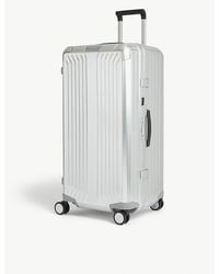 Samsonite - Lite-box Alu Trunk Hard Case 4 Wheel Cabin Suitcase 80cm - Lyst