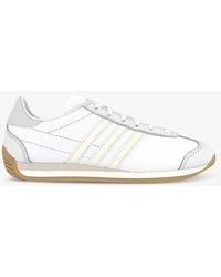 adidas - Country Og Brand-stamp Leather Low-top Trainers - Lyst