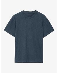 AllSaints - Addi Short-Sleeved Cotton-Jersey T-Shirt - Lyst