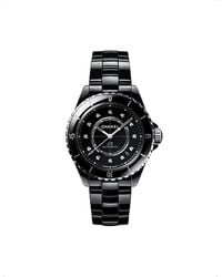CHANEL - H5702 J12 Automatic Diamond, Ceramic And Steel Watch - Lyst