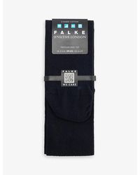 FALKE - Sensitive London Textured Stretch-Cotton Socks - Lyst