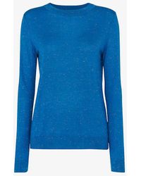 Whistles - Annie Sparkle Long-sleeve Woven Jumper - Lyst
