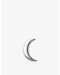 Missoma - Moon 9Ct Flat Back Stud Earring - Lyst