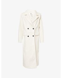 4th & Reckless - Melia Double-Breasted Woven Coat - Lyst