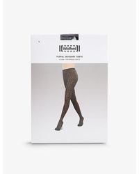 Wolford - Floral-jacquard Stretch-woven Tights - Lyst