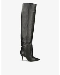 Khaite - River Leather Knee-high Boots - Lyst