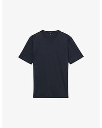Reiss - Count Crewneck Short-Sleeve Cotton T-Shirt - Lyst