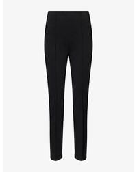 RÓHE Frames - Pintuck-Pleat Cigarette-Leg Woven Trousers - Lyst