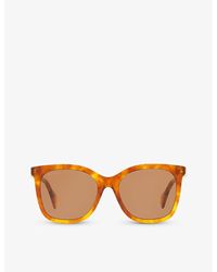 Gucci - gg1071s Square-frame Tortoiseshell Acetate Sunglasses - Lyst