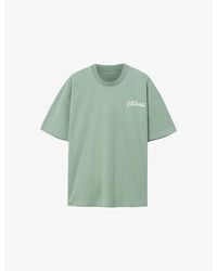AllSaints - Odyssey Oversized Short-Sleeve Cotton-Jersey T-Shirt - Lyst