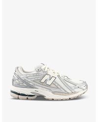 New Balance - 1906 Brand-patch Leather And Mesh Low-top Trainers 7. - Lyst