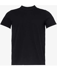 Rick Owens - Level Crewneck Cotton-jersey T-shirt X - Lyst