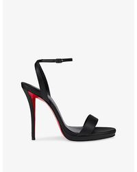 Christian Louboutin - Miss Z 120 Leather Heeled Sandals - Lyst