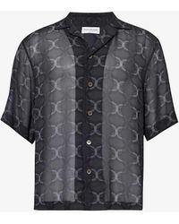 Dries Van Noten - Cassi Abstract-pattern Relaxed-fit Woven Shirt - Lyst