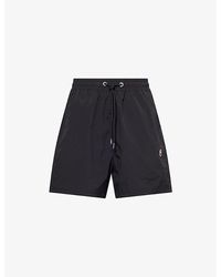A Bathing Ape - One Point Ape-Head Appliqué Swim Shorts - Lyst