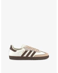 adidas - Samba Og Leather Low-Top Trainers - Lyst
