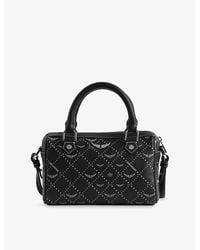 Zadig & Voltaire - Sunny Xs Vibe Monogram Coated-Canvas Shoulder Bag - Lyst