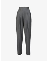 Frankie Shop - Gelso High-rise Pleated Woven Trouser - Lyst
